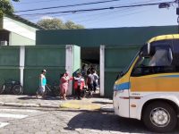 aulas-na-rede-municipal-de-ensino-de-cubatao,-sp,-sao-retomadas-apos-troca-de-empresa-para-limpeza-escolar